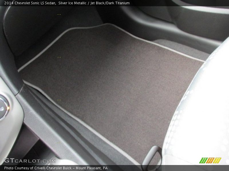 Silver Ice Metallic / Jet Black/Dark Titanium 2014 Chevrolet Sonic LS Sedan