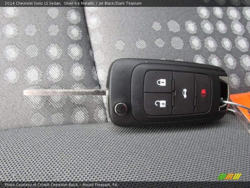 Silver Ice Metallic / Jet Black/Dark Titanium 2014 Chevrolet Sonic LS Sedan