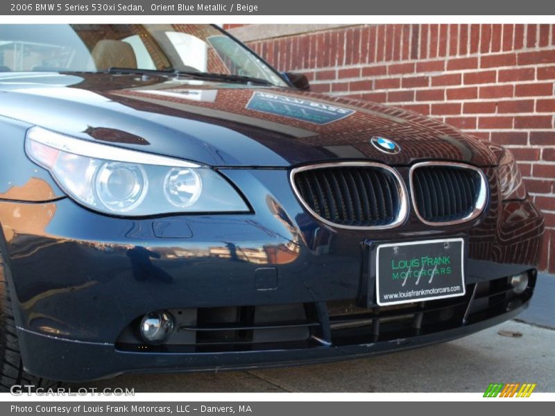 Orient Blue Metallic / Beige 2006 BMW 5 Series 530xi Sedan