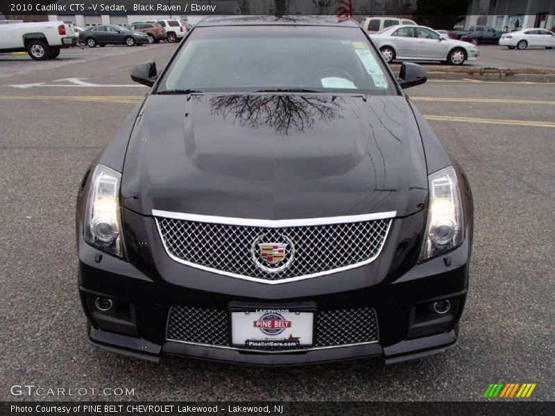 Black Raven / Ebony 2010 Cadillac CTS -V Sedan