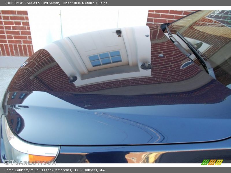 Orient Blue Metallic / Beige 2006 BMW 5 Series 530xi Sedan
