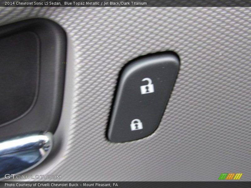Blue Topaz Metallic / Jet Black/Dark Titanium 2014 Chevrolet Sonic LS Sedan