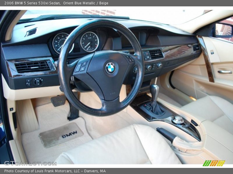 Beige Interior - 2006 5 Series 530xi Sedan 