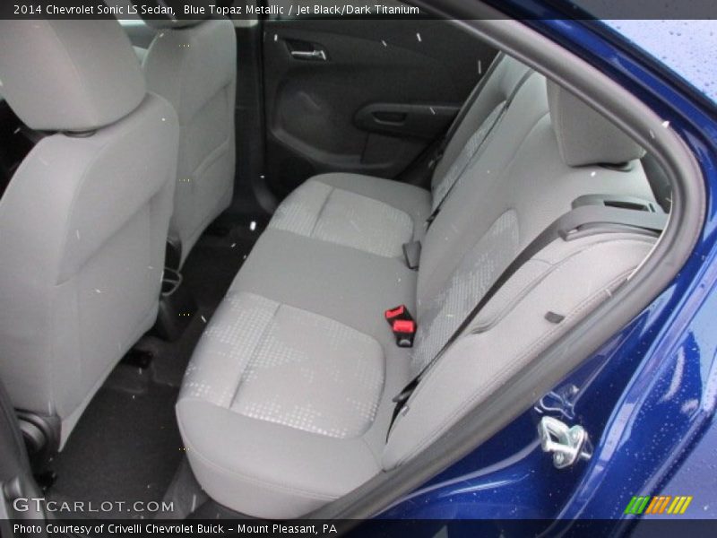 Blue Topaz Metallic / Jet Black/Dark Titanium 2014 Chevrolet Sonic LS Sedan