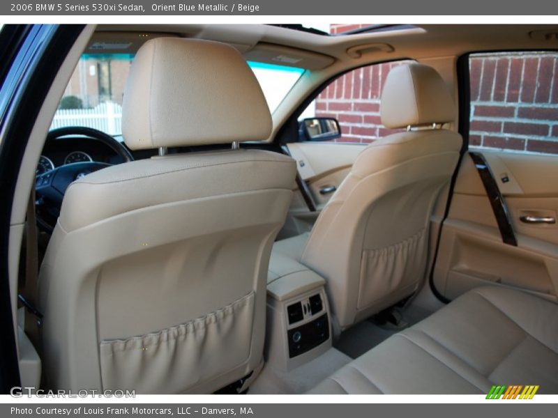 Orient Blue Metallic / Beige 2006 BMW 5 Series 530xi Sedan