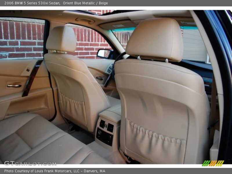 Orient Blue Metallic / Beige 2006 BMW 5 Series 530xi Sedan