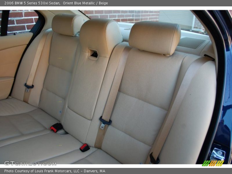 Orient Blue Metallic / Beige 2006 BMW 5 Series 530xi Sedan