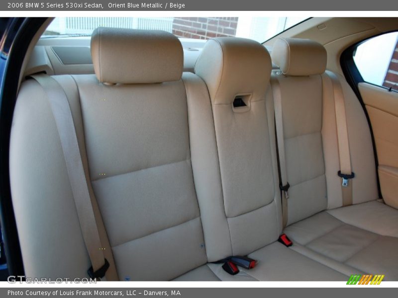 Orient Blue Metallic / Beige 2006 BMW 5 Series 530xi Sedan