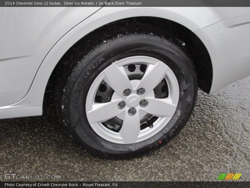 Silver Ice Metallic / Jet Black/Dark Titanium 2014 Chevrolet Sonic LS Sedan