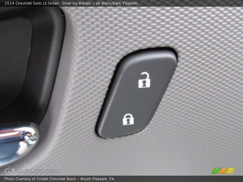 Silver Ice Metallic / Jet Black/Dark Titanium 2014 Chevrolet Sonic LS Sedan
