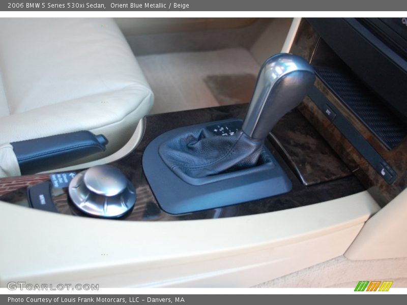 Orient Blue Metallic / Beige 2006 BMW 5 Series 530xi Sedan