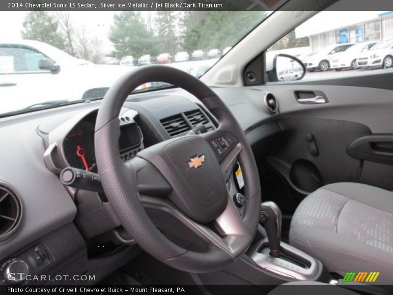 Silver Ice Metallic / Jet Black/Dark Titanium 2014 Chevrolet Sonic LS Sedan