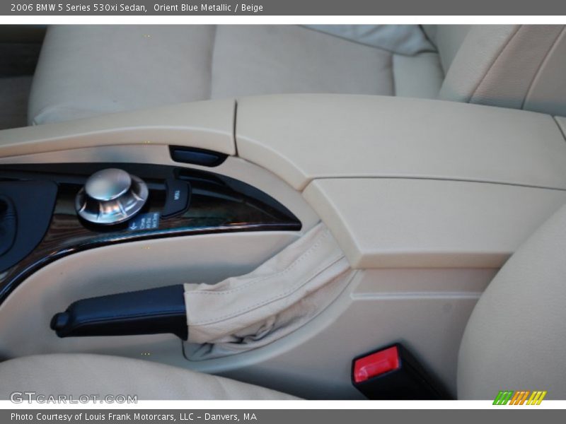 Orient Blue Metallic / Beige 2006 BMW 5 Series 530xi Sedan