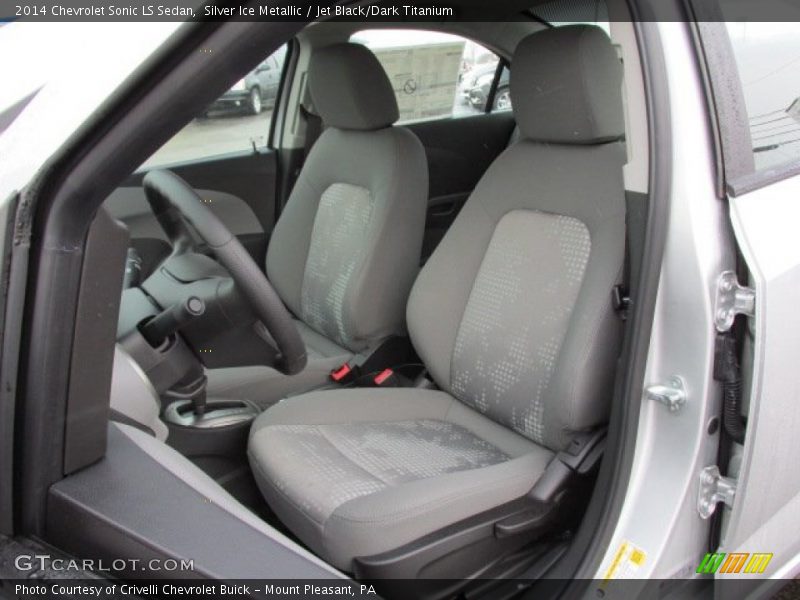 Silver Ice Metallic / Jet Black/Dark Titanium 2014 Chevrolet Sonic LS Sedan