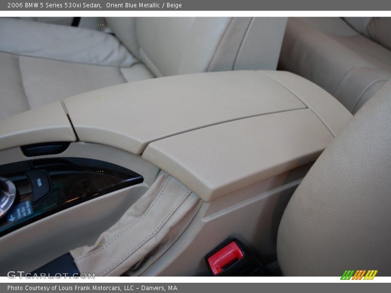 Orient Blue Metallic / Beige 2006 BMW 5 Series 530xi Sedan