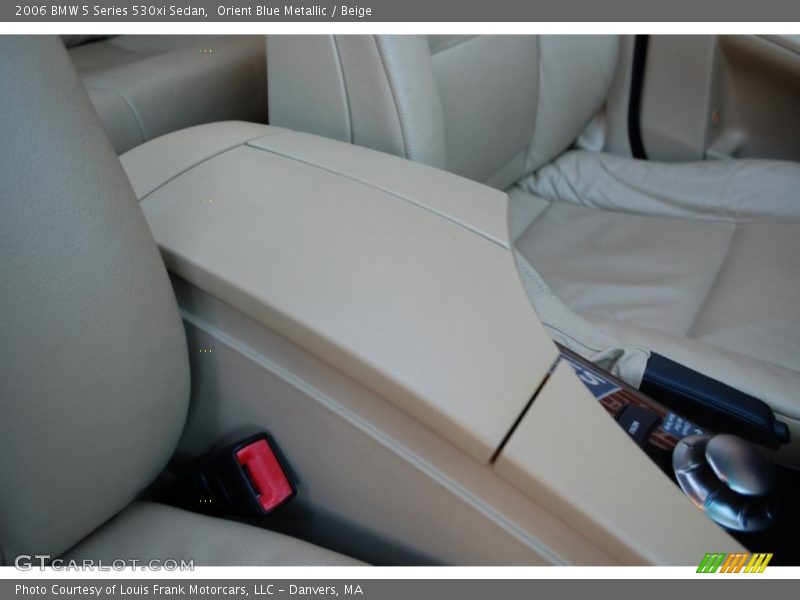 Orient Blue Metallic / Beige 2006 BMW 5 Series 530xi Sedan