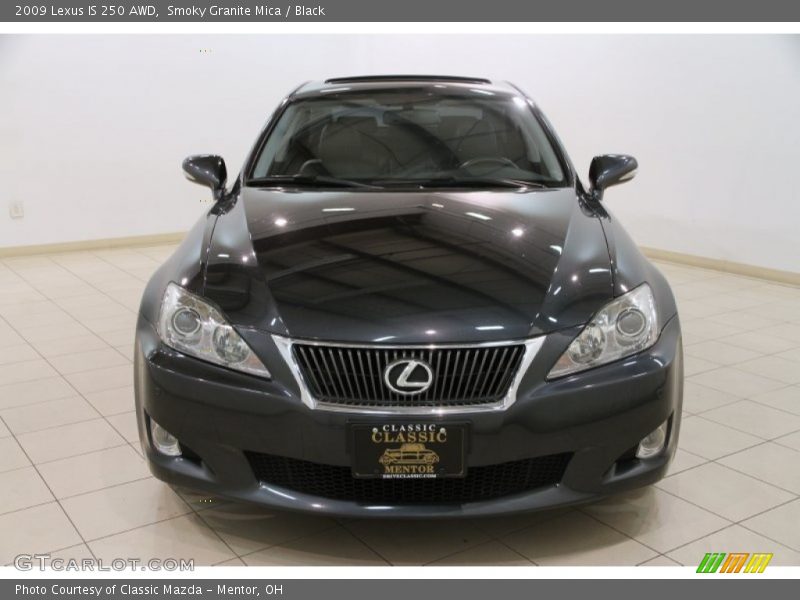 Smoky Granite Mica / Black 2009 Lexus IS 250 AWD