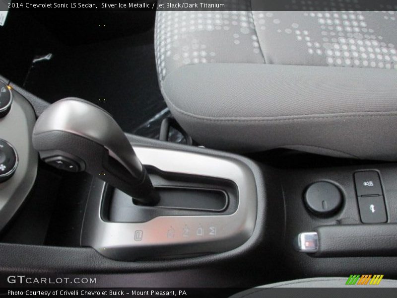 Silver Ice Metallic / Jet Black/Dark Titanium 2014 Chevrolet Sonic LS Sedan