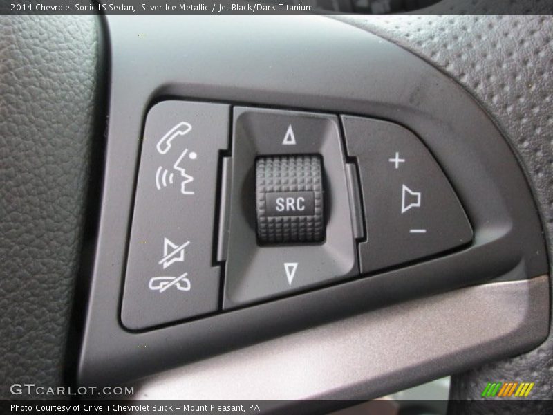 Silver Ice Metallic / Jet Black/Dark Titanium 2014 Chevrolet Sonic LS Sedan