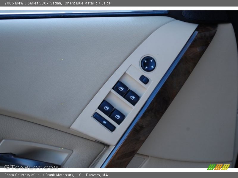 Orient Blue Metallic / Beige 2006 BMW 5 Series 530xi Sedan