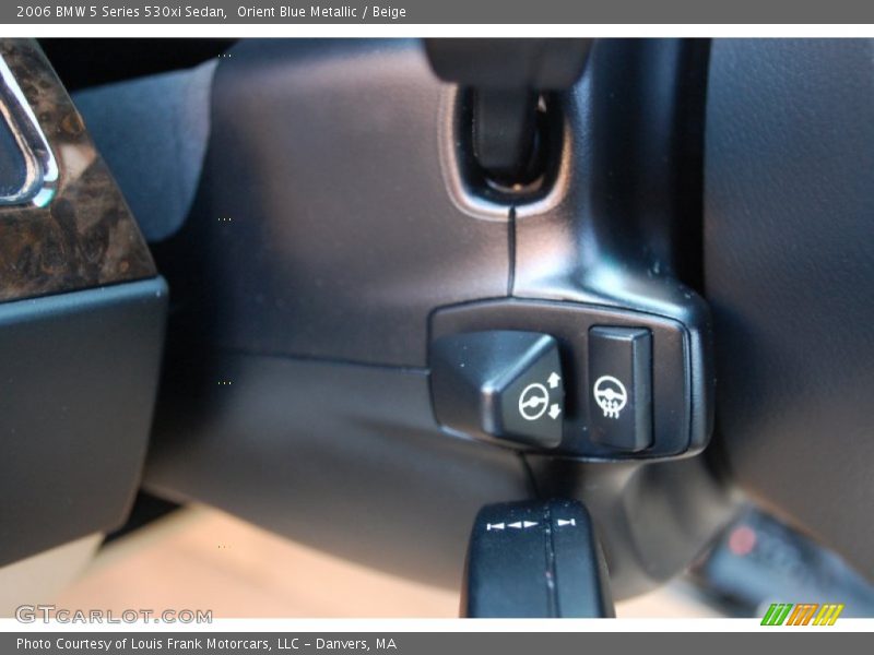 Orient Blue Metallic / Beige 2006 BMW 5 Series 530xi Sedan