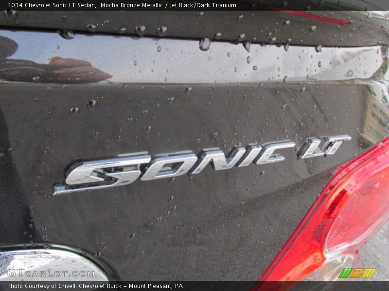 Mocha Bronze Metallic / Jet Black/Dark Titanium 2014 Chevrolet Sonic LT Sedan