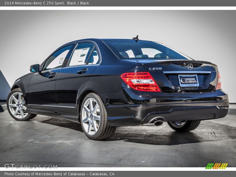 Black / Black 2014 Mercedes-Benz C 250 Sport