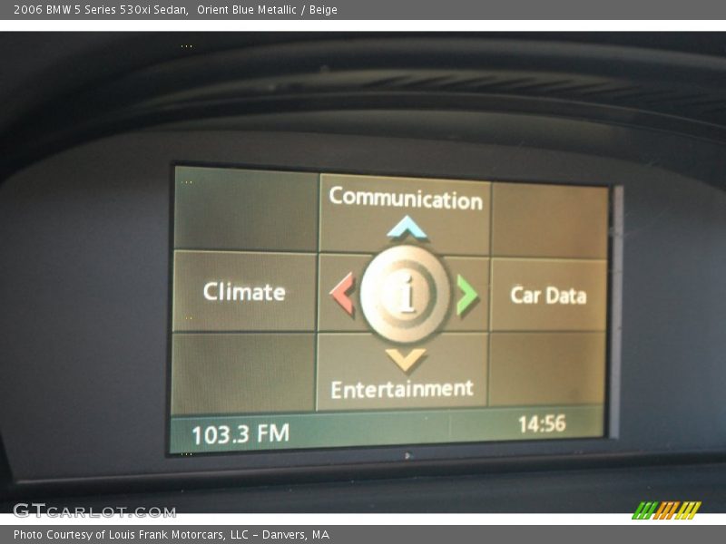 Orient Blue Metallic / Beige 2006 BMW 5 Series 530xi Sedan