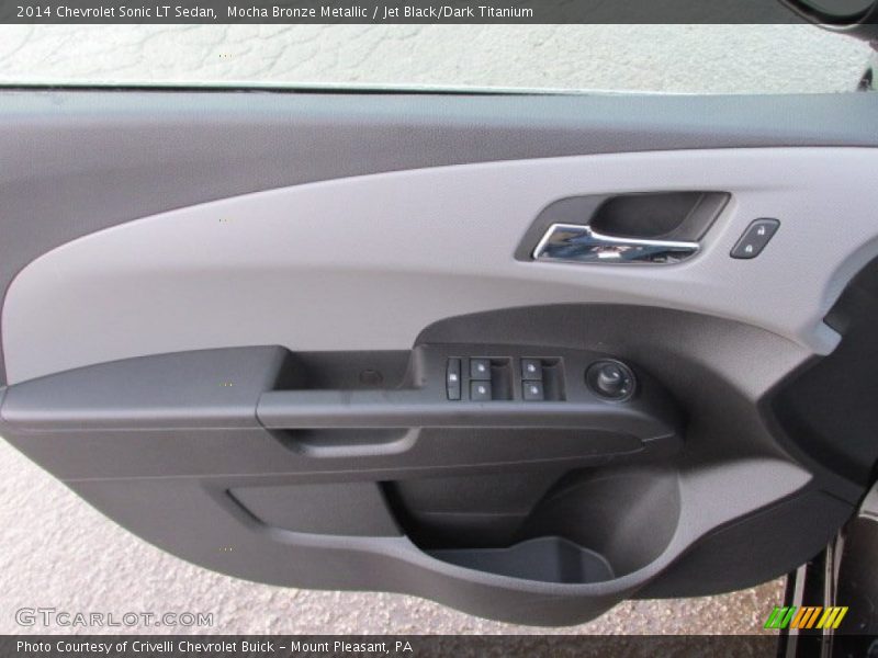 Mocha Bronze Metallic / Jet Black/Dark Titanium 2014 Chevrolet Sonic LT Sedan