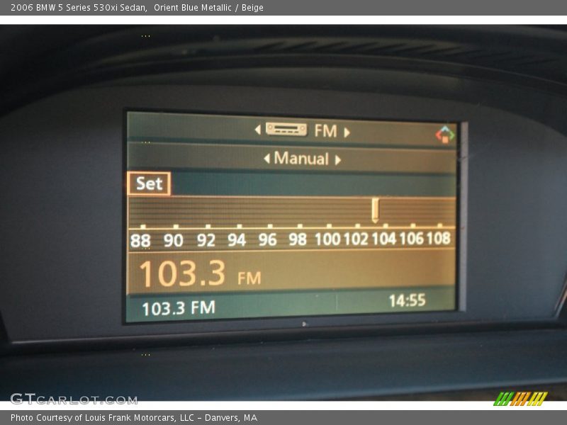 Orient Blue Metallic / Beige 2006 BMW 5 Series 530xi Sedan
