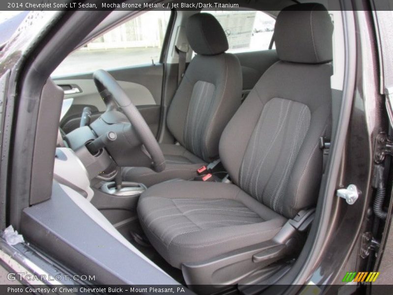 Mocha Bronze Metallic / Jet Black/Dark Titanium 2014 Chevrolet Sonic LT Sedan