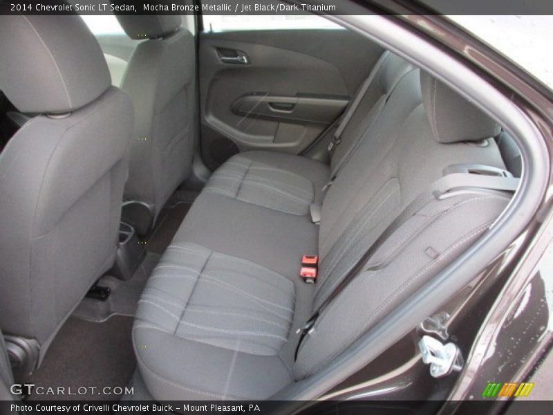 Mocha Bronze Metallic / Jet Black/Dark Titanium 2014 Chevrolet Sonic LT Sedan