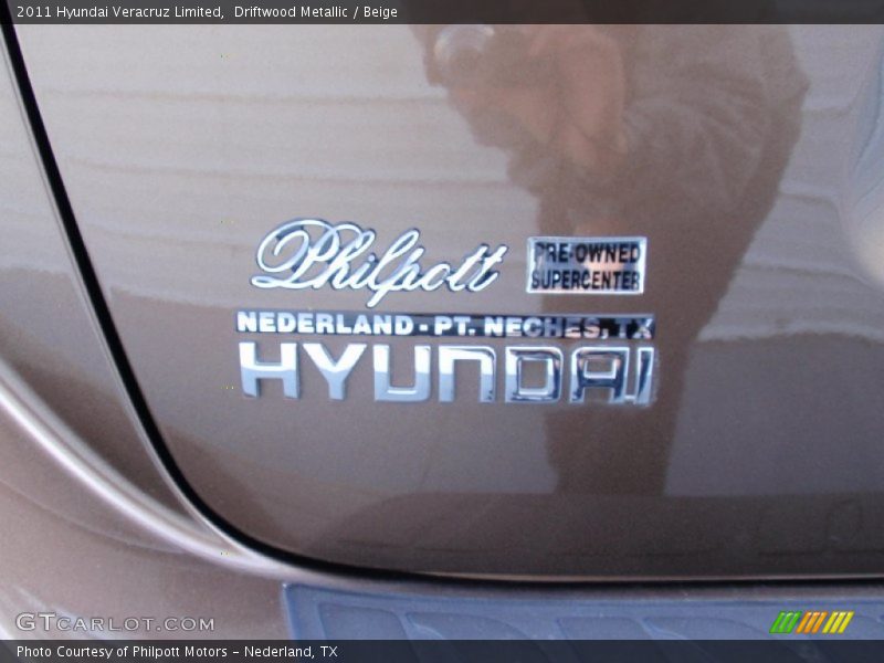 Driftwood Metallic / Beige 2011 Hyundai Veracruz Limited