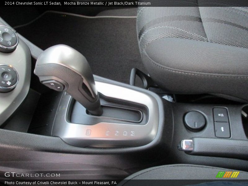 Mocha Bronze Metallic / Jet Black/Dark Titanium 2014 Chevrolet Sonic LT Sedan
