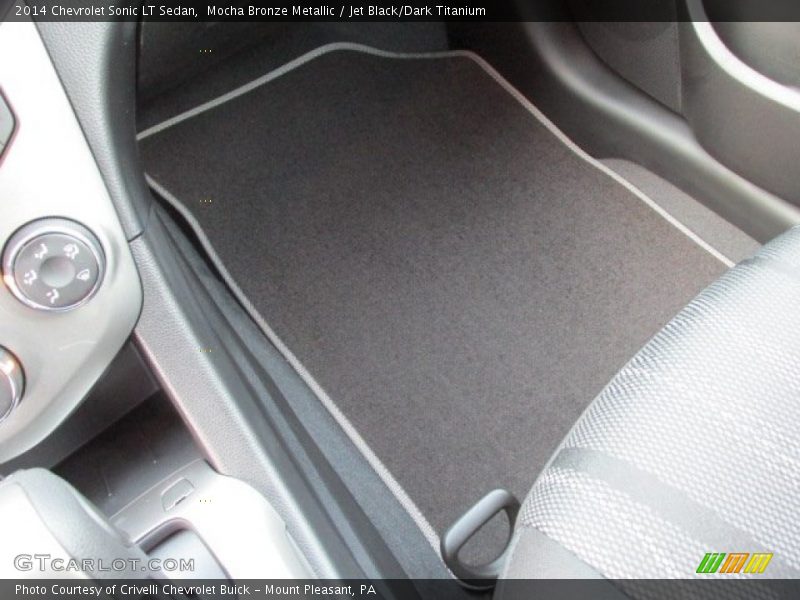 Mocha Bronze Metallic / Jet Black/Dark Titanium 2014 Chevrolet Sonic LT Sedan