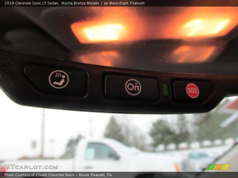 Mocha Bronze Metallic / Jet Black/Dark Titanium 2014 Chevrolet Sonic LT Sedan