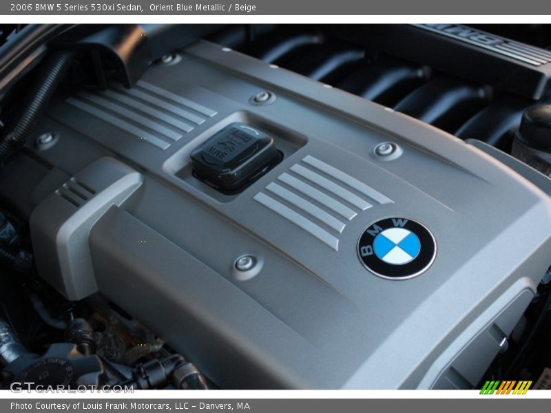 Orient Blue Metallic / Beige 2006 BMW 5 Series 530xi Sedan