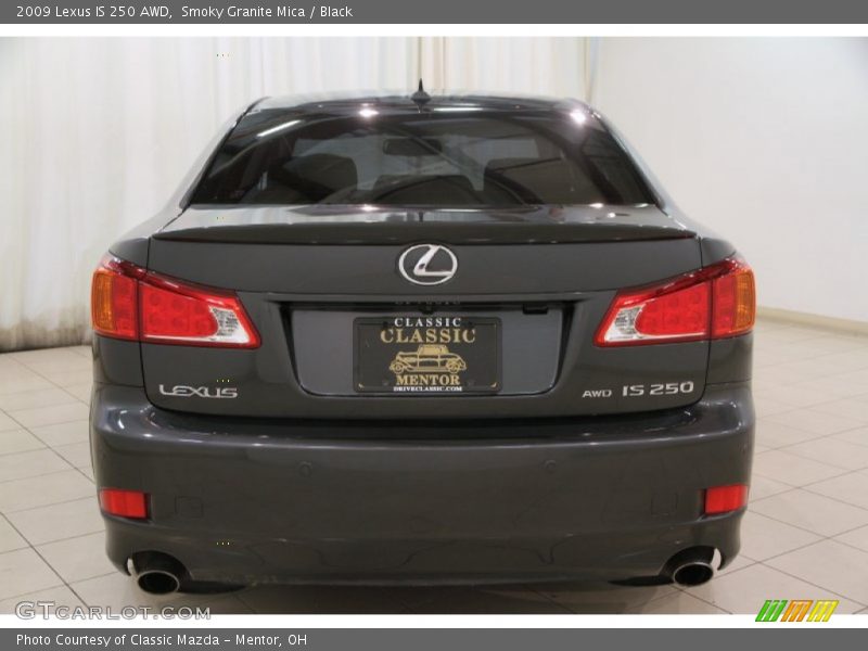 Smoky Granite Mica / Black 2009 Lexus IS 250 AWD