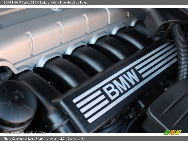 Orient Blue Metallic / Beige 2006 BMW 5 Series 530xi Sedan