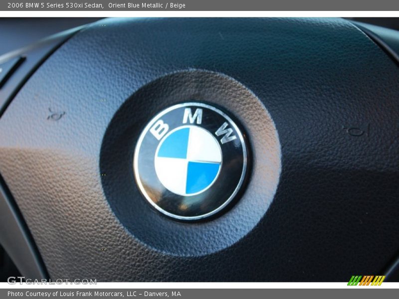 Orient Blue Metallic / Beige 2006 BMW 5 Series 530xi Sedan