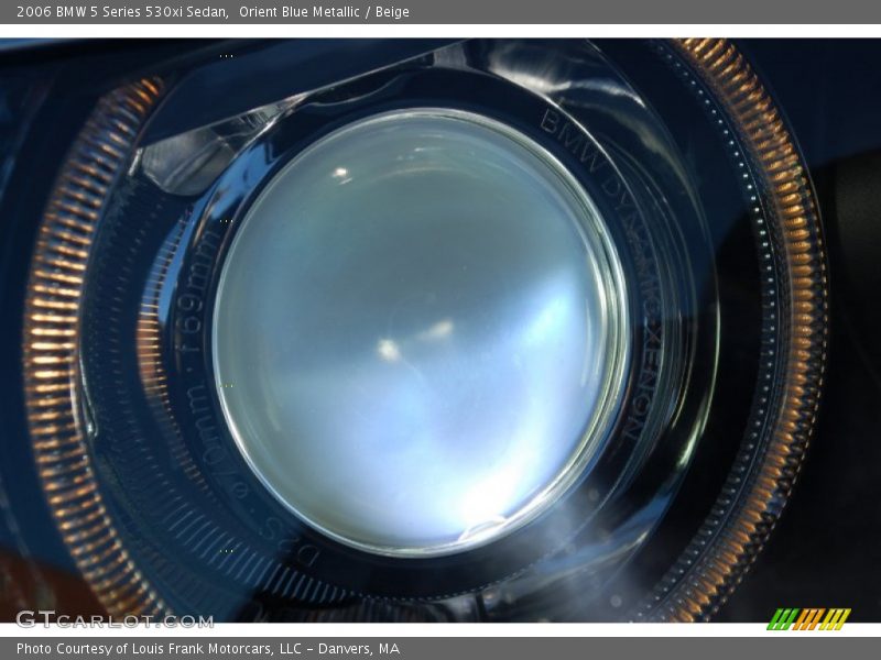 Orient Blue Metallic / Beige 2006 BMW 5 Series 530xi Sedan
