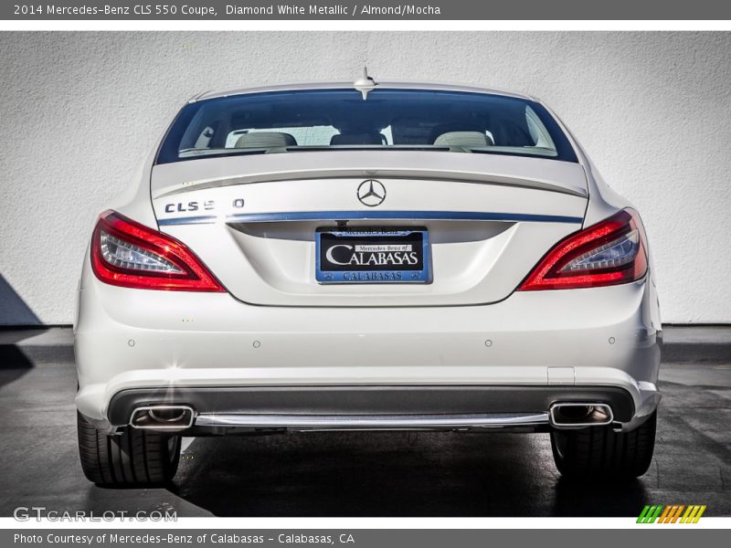 Diamond White Metallic / Almond/Mocha 2014 Mercedes-Benz CLS 550 Coupe