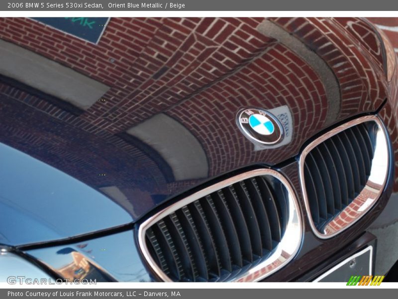 Orient Blue Metallic / Beige 2006 BMW 5 Series 530xi Sedan