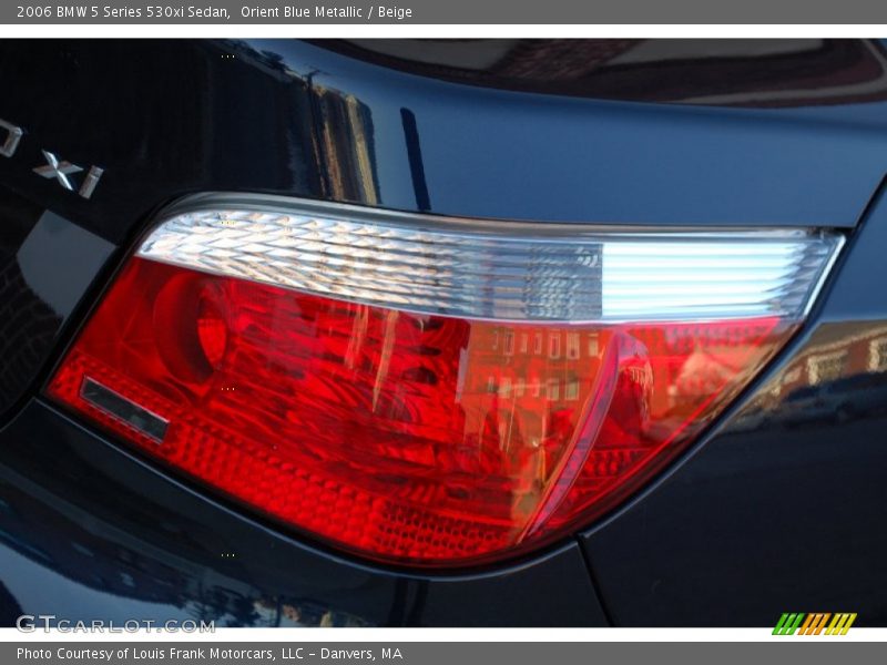 Orient Blue Metallic / Beige 2006 BMW 5 Series 530xi Sedan