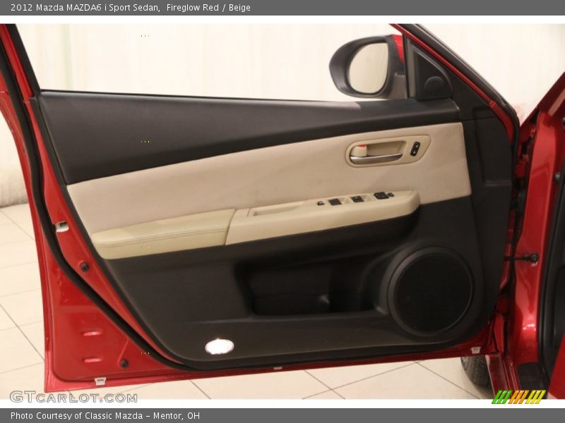 Door Panel of 2012 MAZDA6 i Sport Sedan