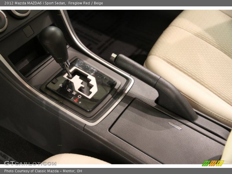  2012 MAZDA6 i Sport Sedan 5 Speed Sport Automatic Shifter