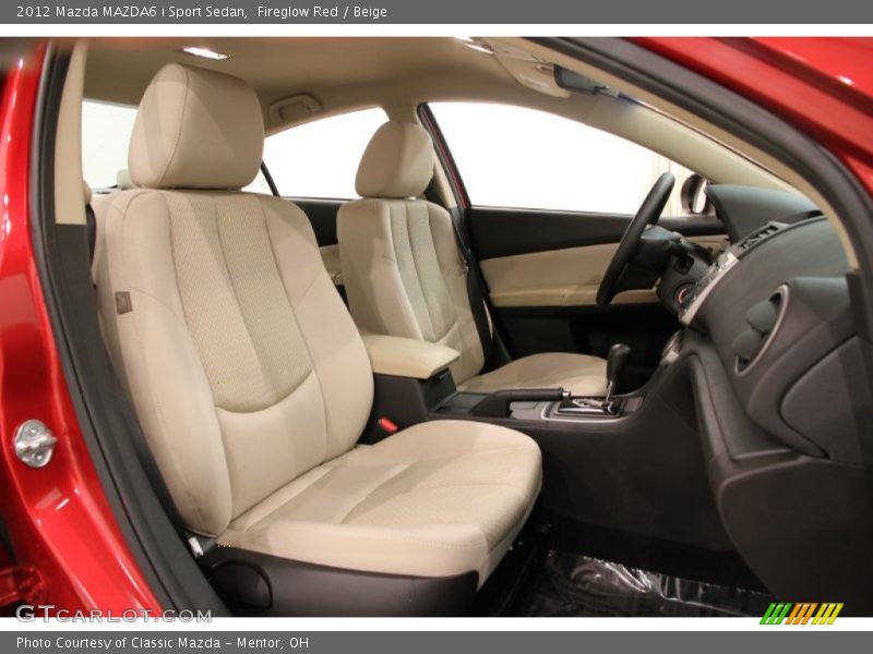 Front Seat of 2012 MAZDA6 i Sport Sedan