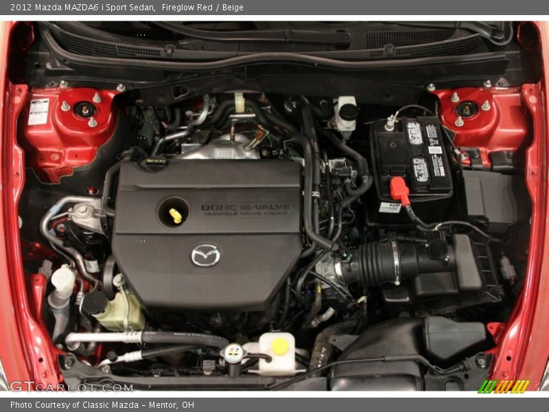  2012 MAZDA6 i Sport Sedan Engine - 2.5 Liter DOHC 16-Valve VVT 4 Cylinder