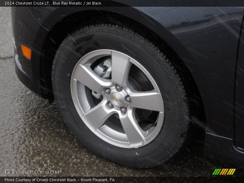 Blue Ray Metallic / Jet Black 2014 Chevrolet Cruze LT