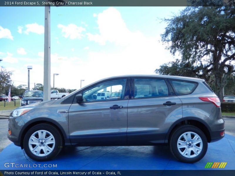 Sterling Gray / Charcoal Black 2014 Ford Escape S